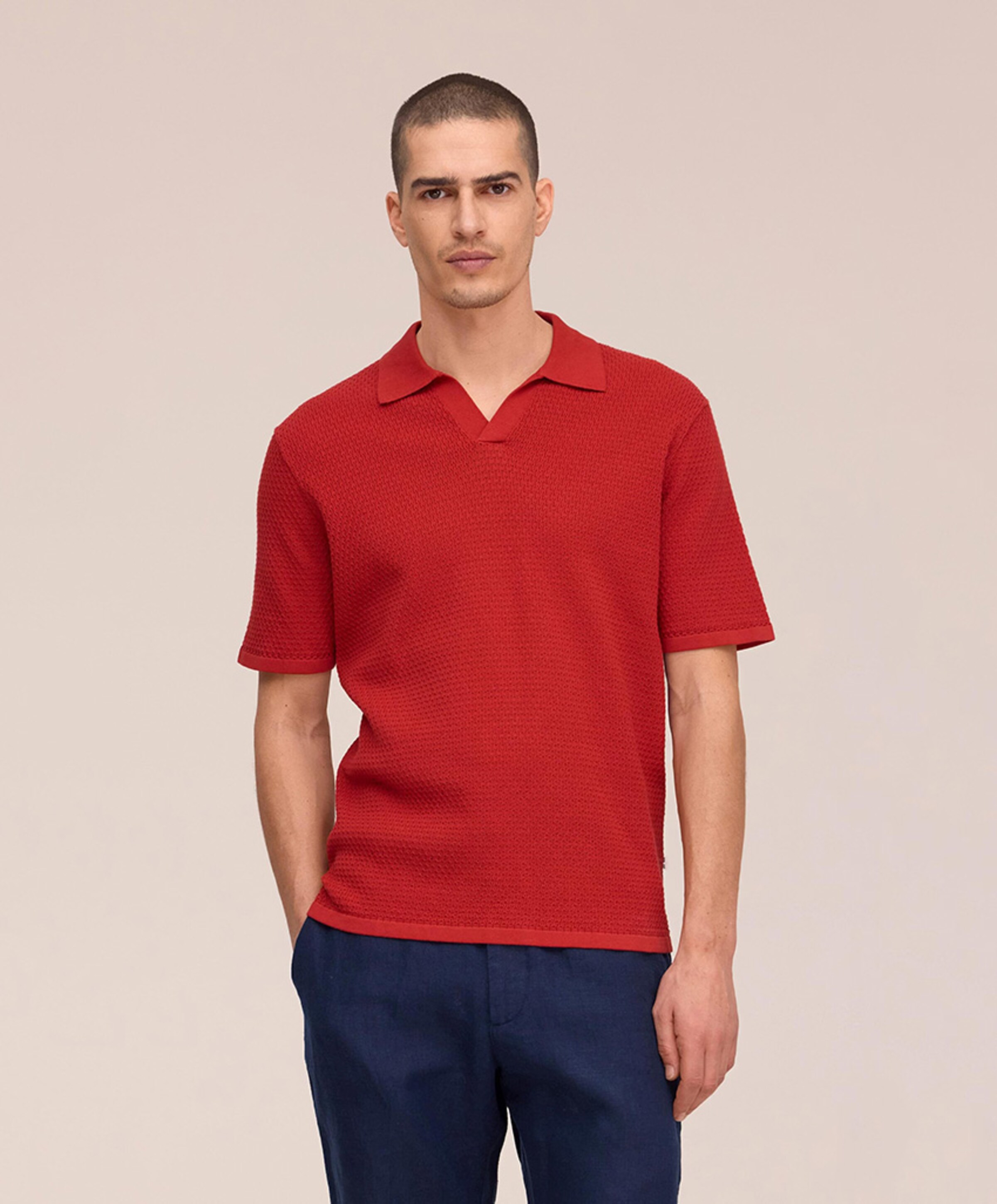 NN.07 Heren polo rood