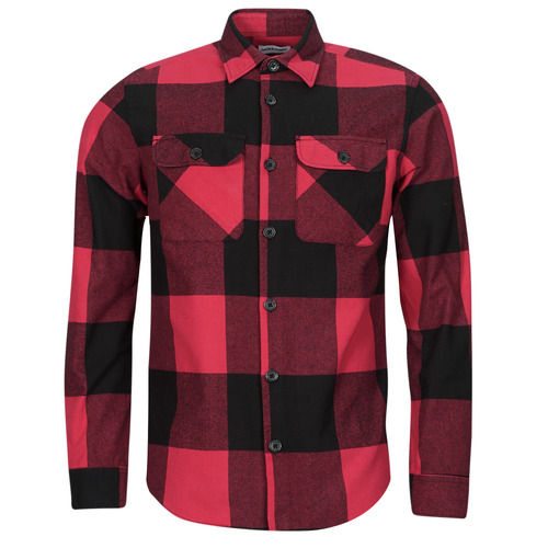 Jack & Jones - JJEDARREN BUFFALO OVERSHIRT LS - Rouge