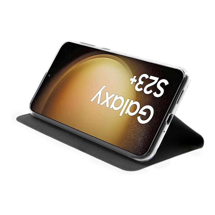 Akashi Etui Folio (noir) - Samsung Galaxy S23 Plus