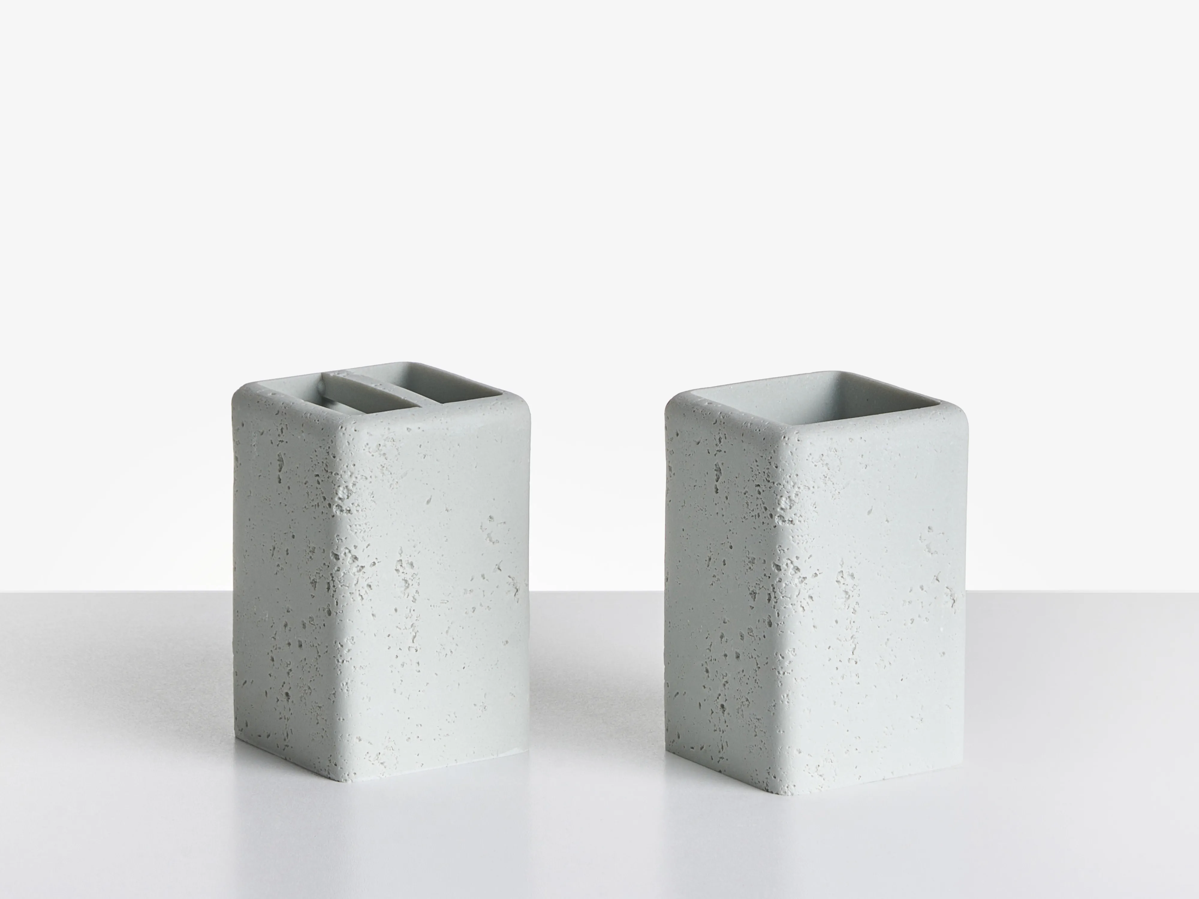 5-delige badkameraccessoireset VILCANOTA Grijs beton-effect