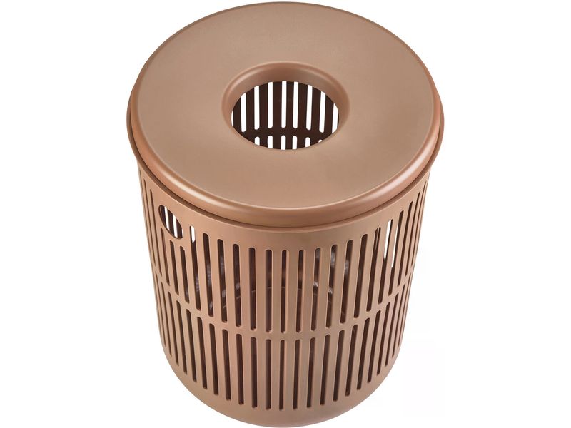 Zone Denmark Wäschesammler Ume 68 l, Terracotta Wäschekorb mit Deckel