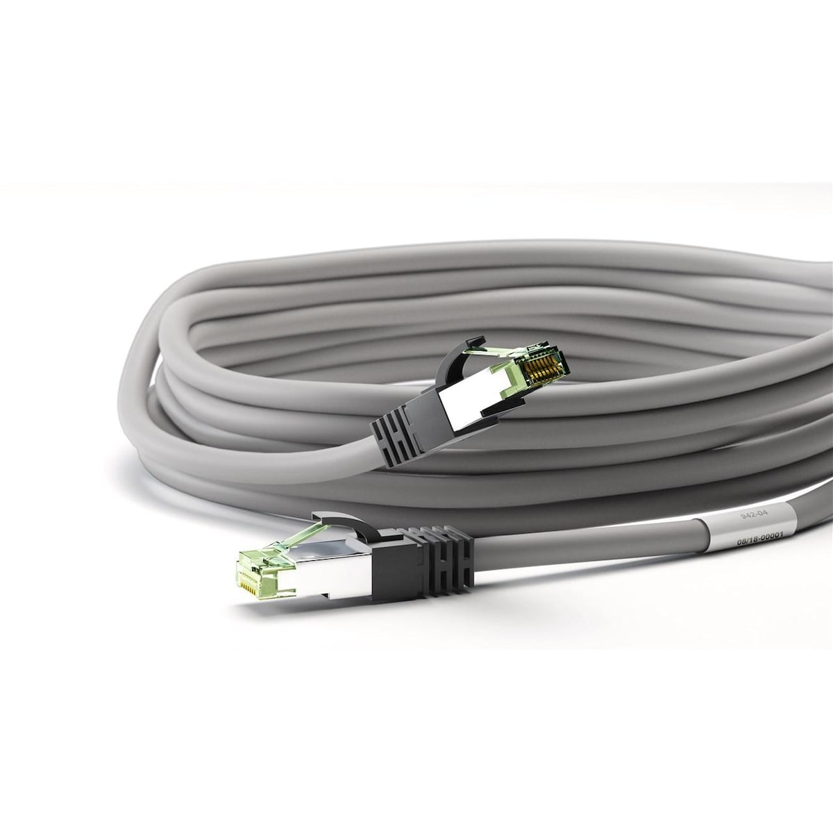 Goobay CAT 8.1 patchledning, S/FTP (PiMF), grå