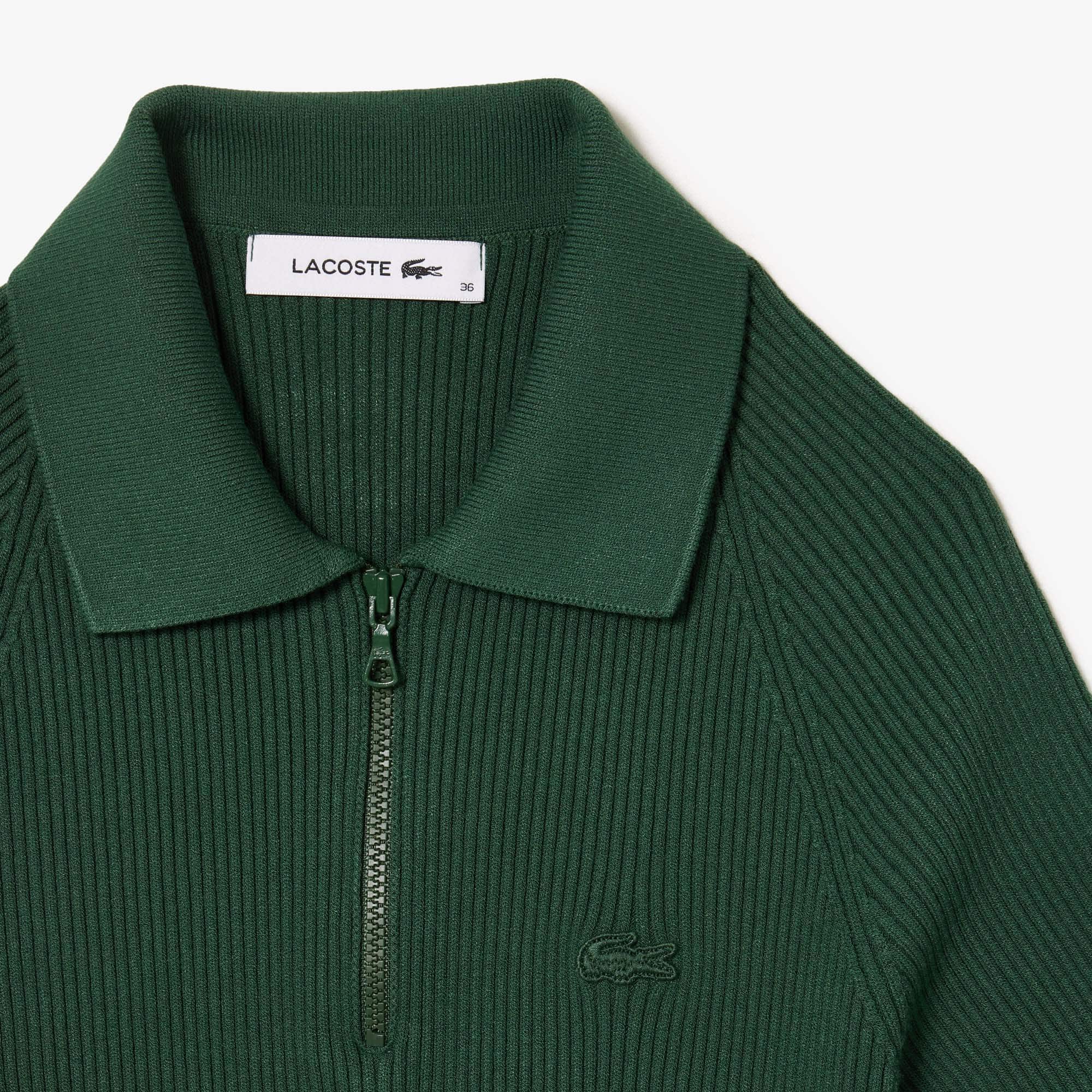 Robe polo femme Lacoste en maille Robes & Jupes - Vert - Lacoste - Femme