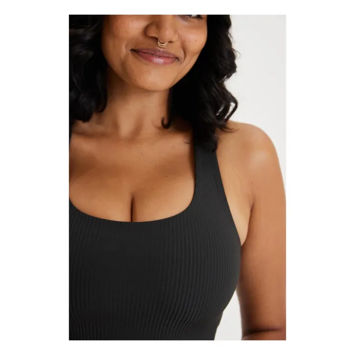 Girlfriend Collective Brassière de Sport Matières Recyclées Paloma | Noir