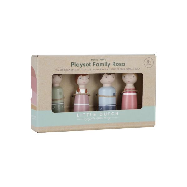 Little Dutch Aanvulset Poppenhuis - Familie Rosa FSC