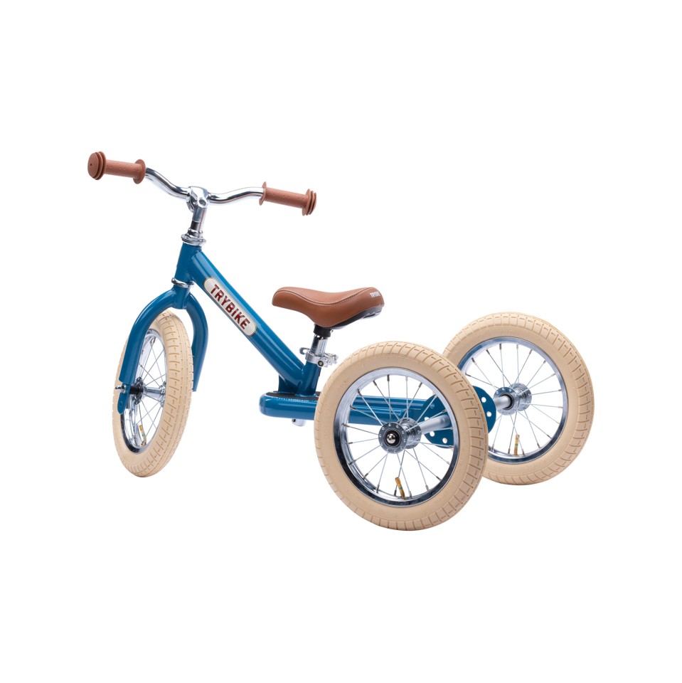 Trybike - 3 hjul Stål - Vintage blå