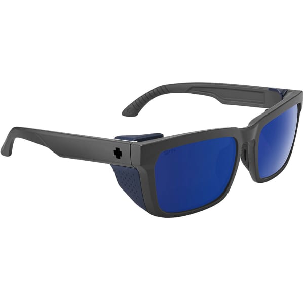 Lunette de soleil lifestyle SPY HELM TECH MATTE DARK GRAY HAPPY GRAY GREEN POLAR DARK BLUE SPECTRA MIRROR