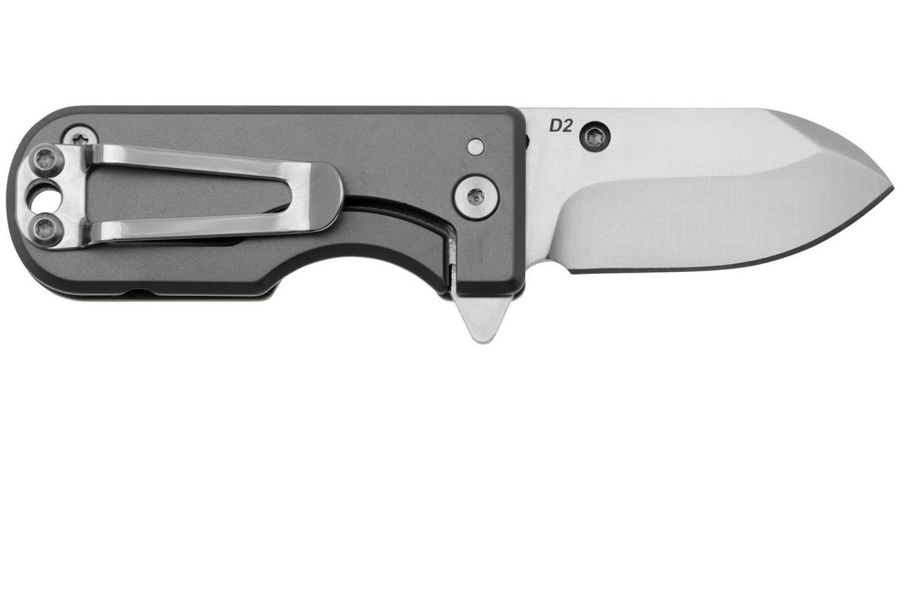 WESN Microblade SN01-3, D2, OD Green G10, Titanium, zakmes