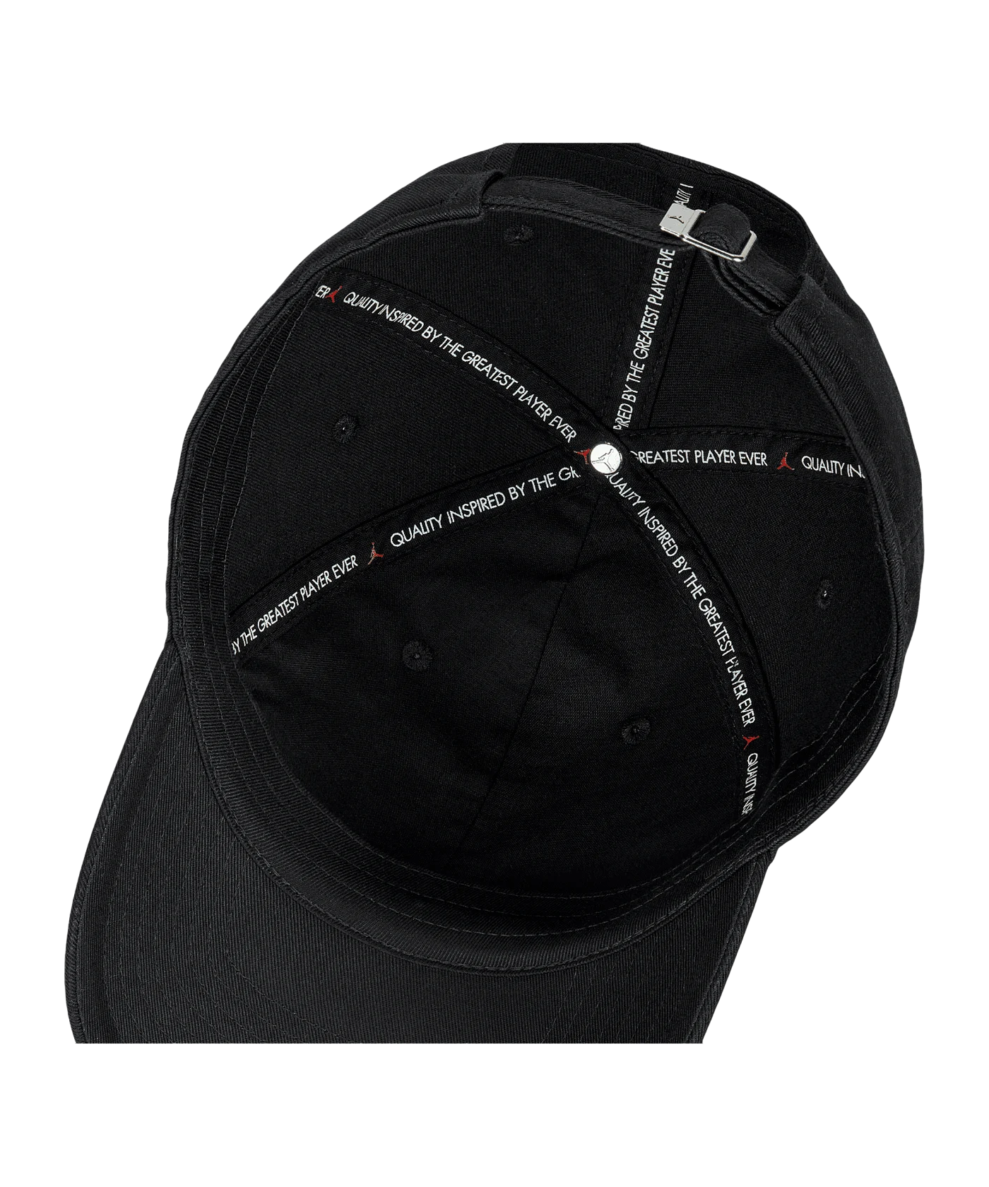 Jordan Club Unstructured Curved-Bill Mütze Schwarz F011