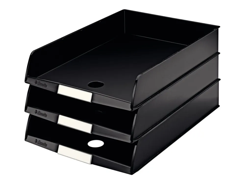 Brevbakke Esselte C4 sort (stk.)