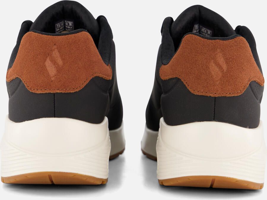 Skechers Air-Cooled Memory Foam Jogging Sneaker Black Heren
