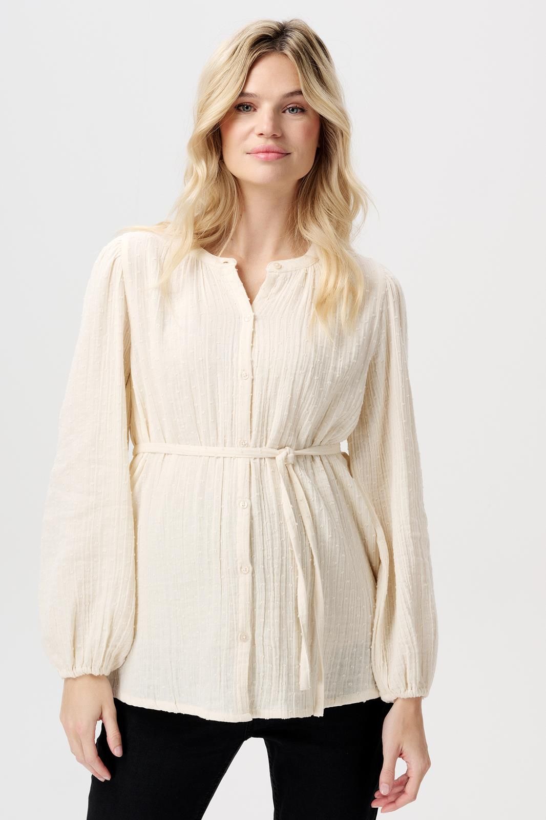Noppies Maternity Blouse Joy - Whitecap Gray