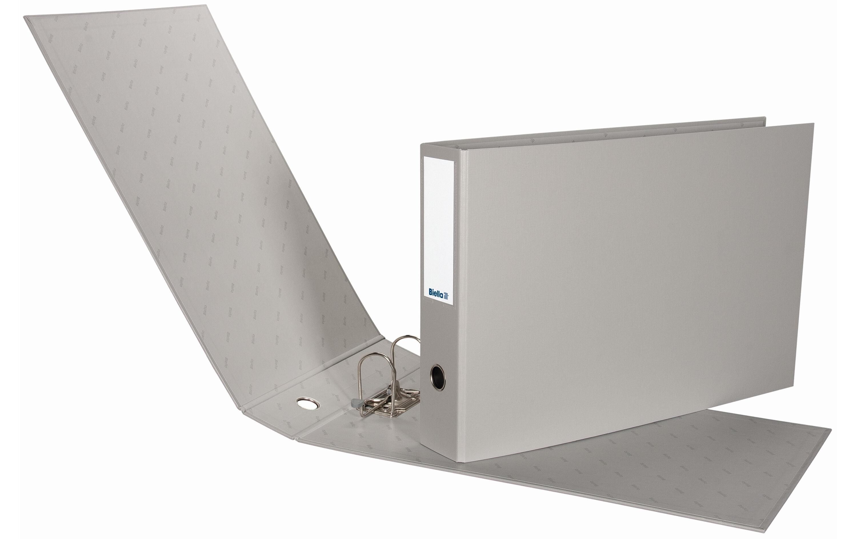 Ordner Strong A3 quer 8 cm, GrauOrdner mit Hebelmechanik für Dokumente im A3 Format