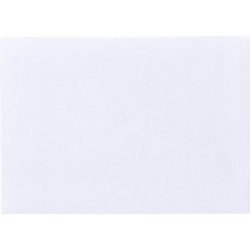 Enveloppe Bruneau 80 g/m² blanche avec bande protectrice - Boîte de 500