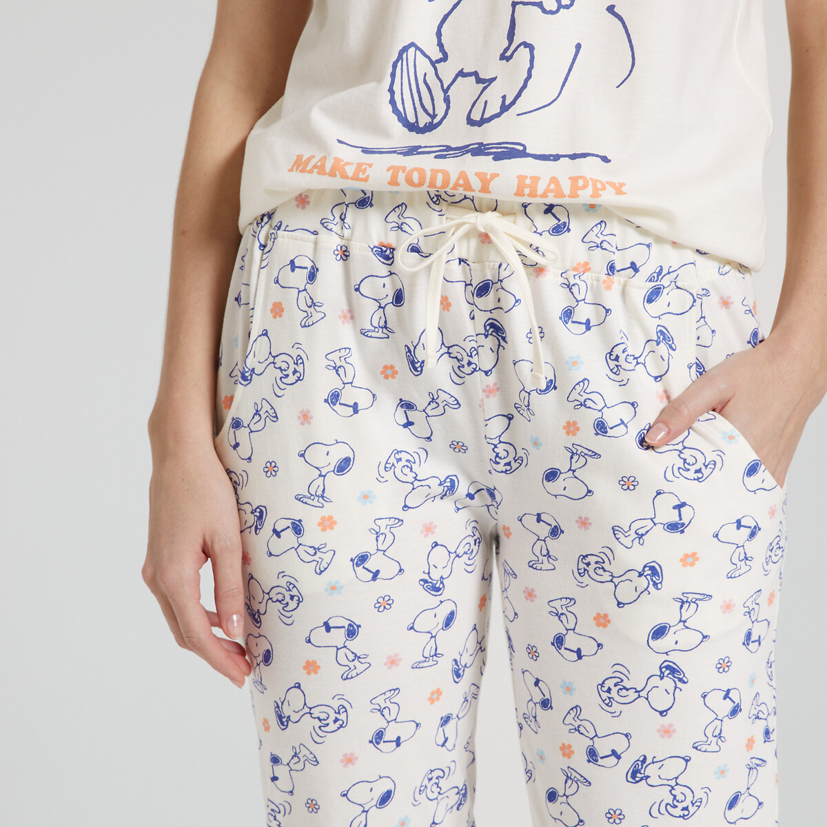 Pijama de manga curta do Snoopy