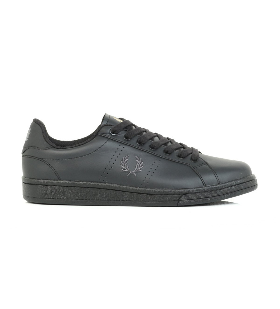 Tênis de couro Fred Perry B721 preto