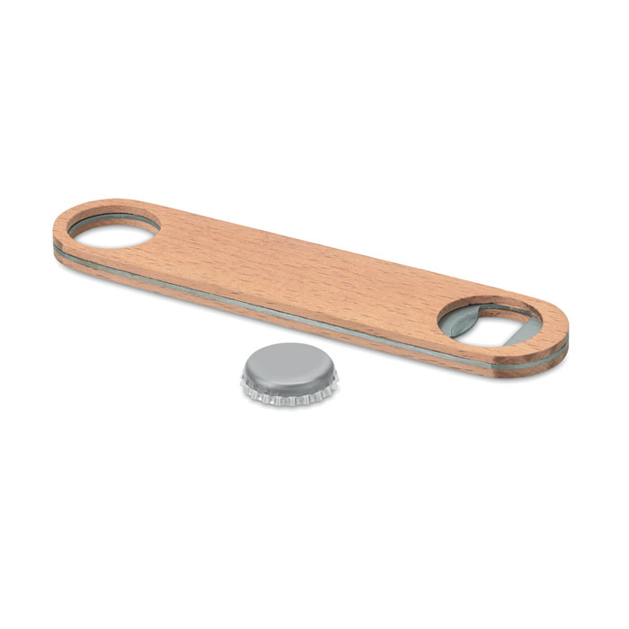 GiftRetail MO9360 - CANOPY Décapsuleur en bois