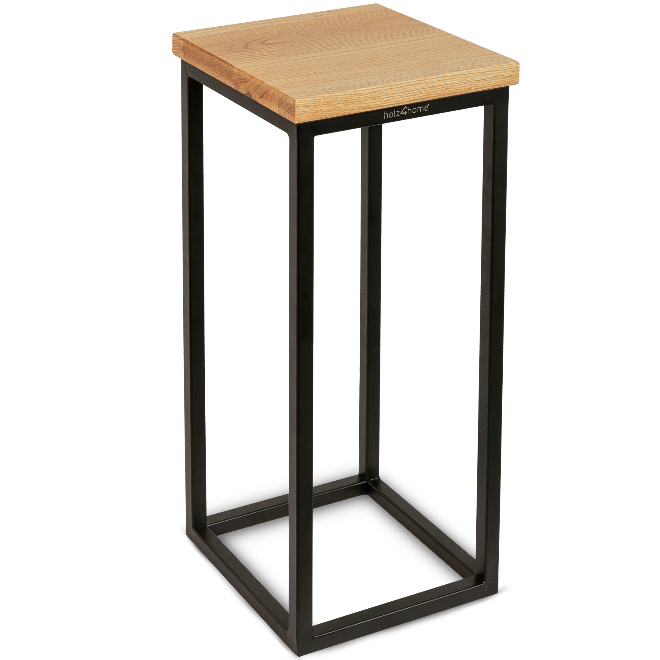 holz4home® Blumenständer Dekoständer Eiche Natur geölt | 50 cm