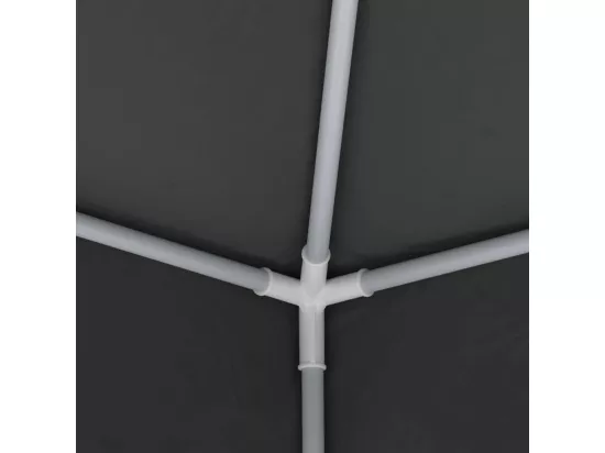 Tente de réception et parois latérales 2x2 m Anthracite 90 g/m²