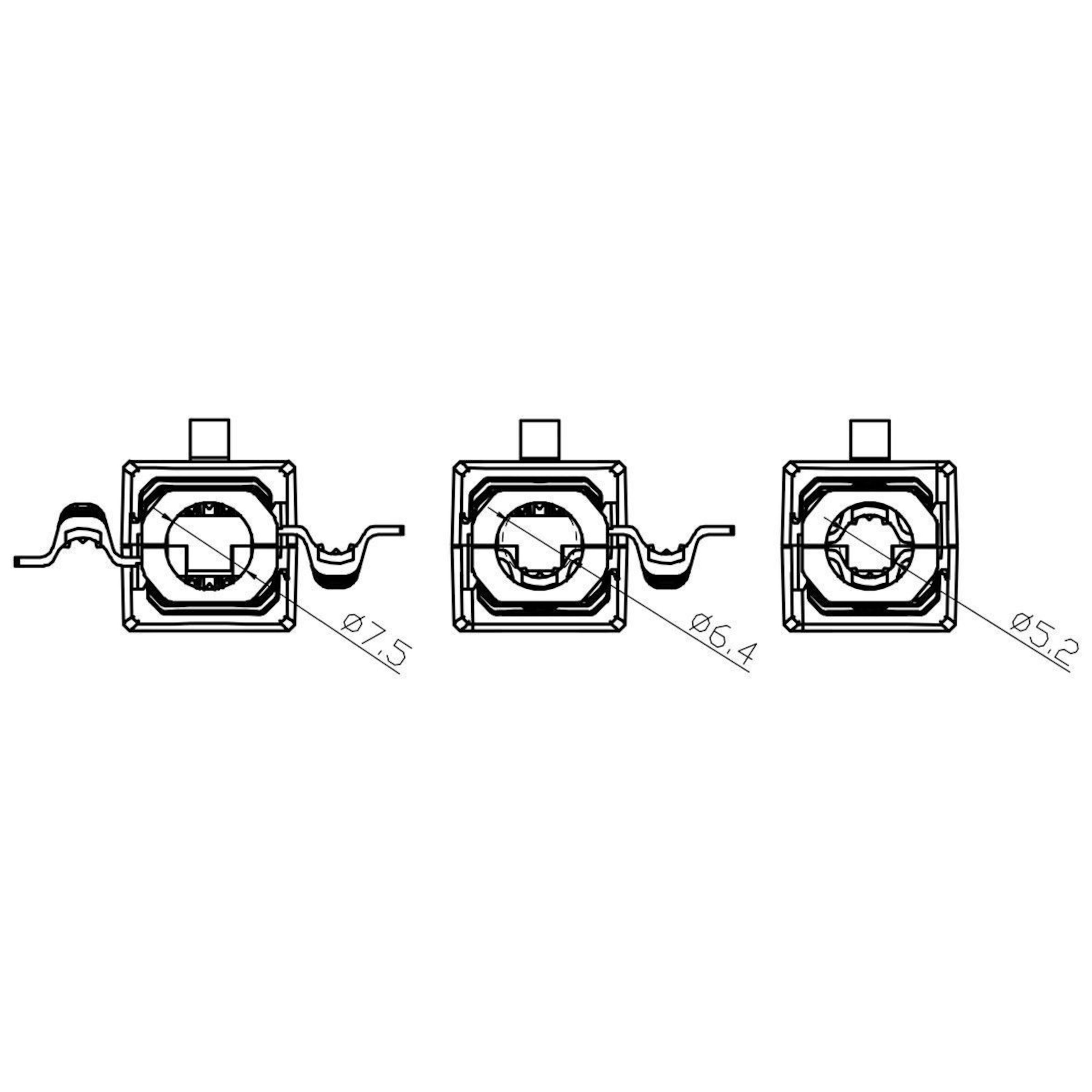 Luxorparts Verktøyfri RJ45-kontakt Cat. 6