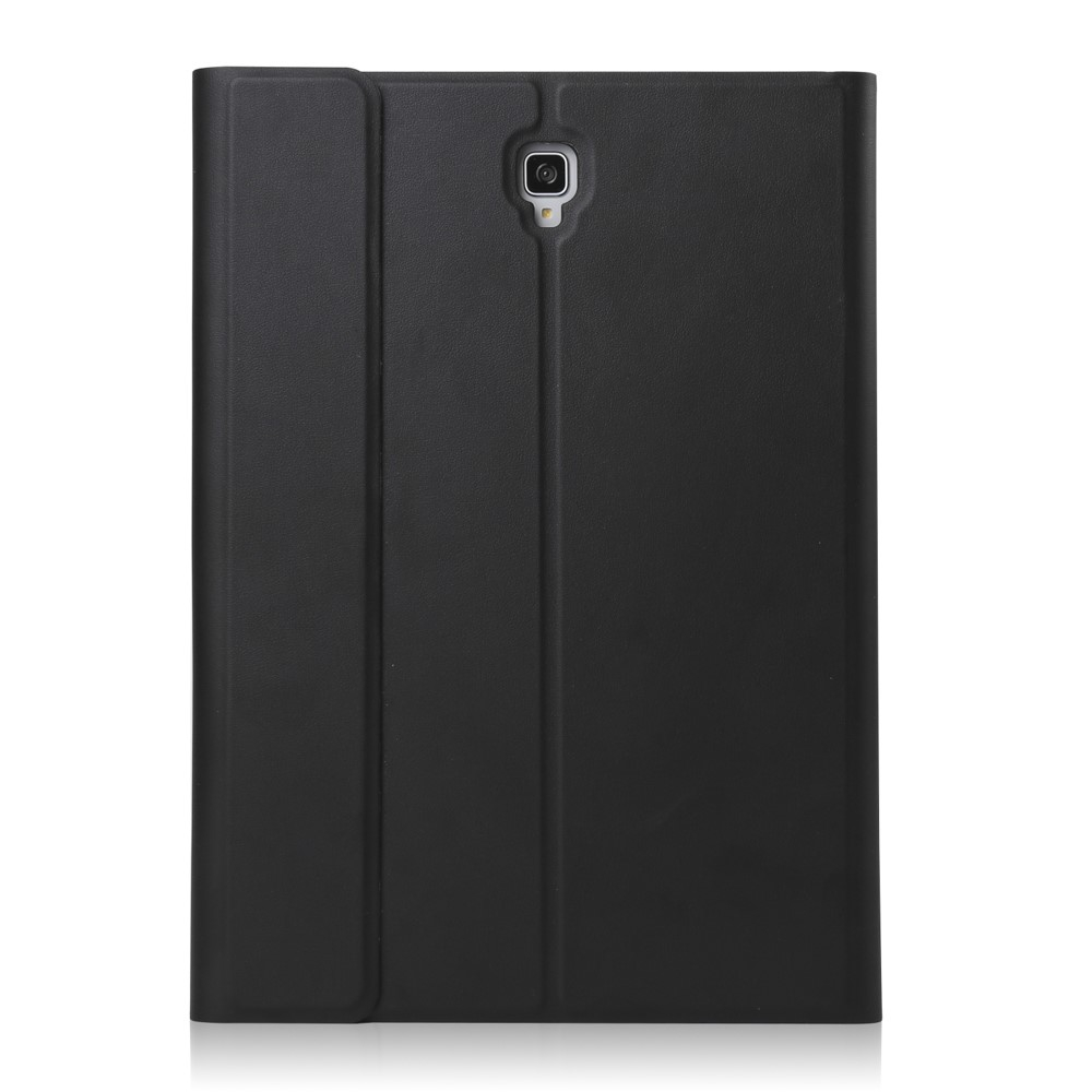 Samsung Galaxy Tab A 10.5 Leder Tasche Magnet Bluetooth Tastatur Abnehmbar (QWERTY) - Schwarz