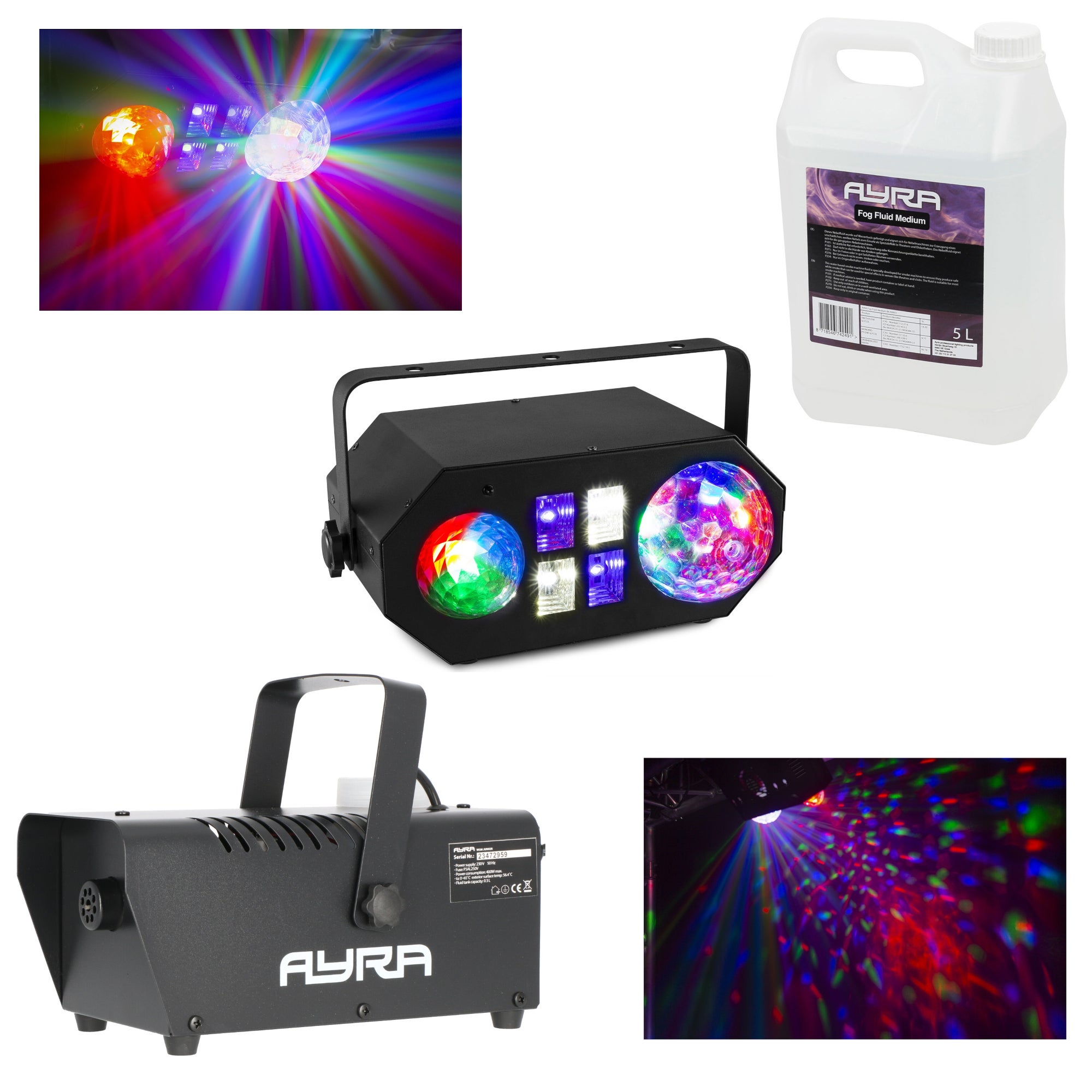 BeamZ LEDWAVE set met rookmachine en rookvloeistof