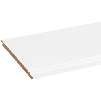 CanDo wand-en plafondpaneel MDF kraal wit gegrond 8x135 mm 260 cm 5 stuks