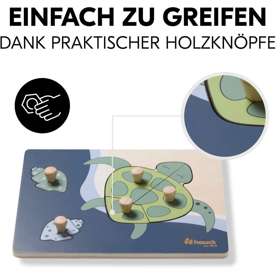 hauck Steckpuzzle Puzzle N Sort Turtle