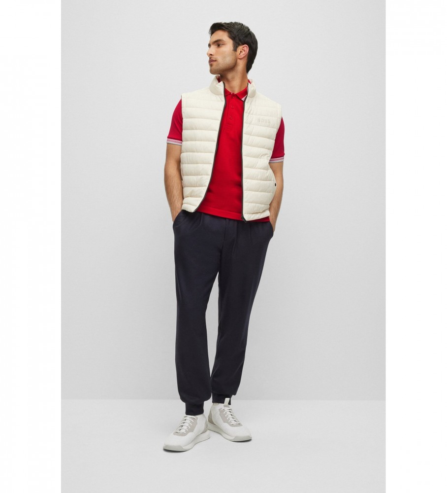 BOSS Polo Paddy vermelho