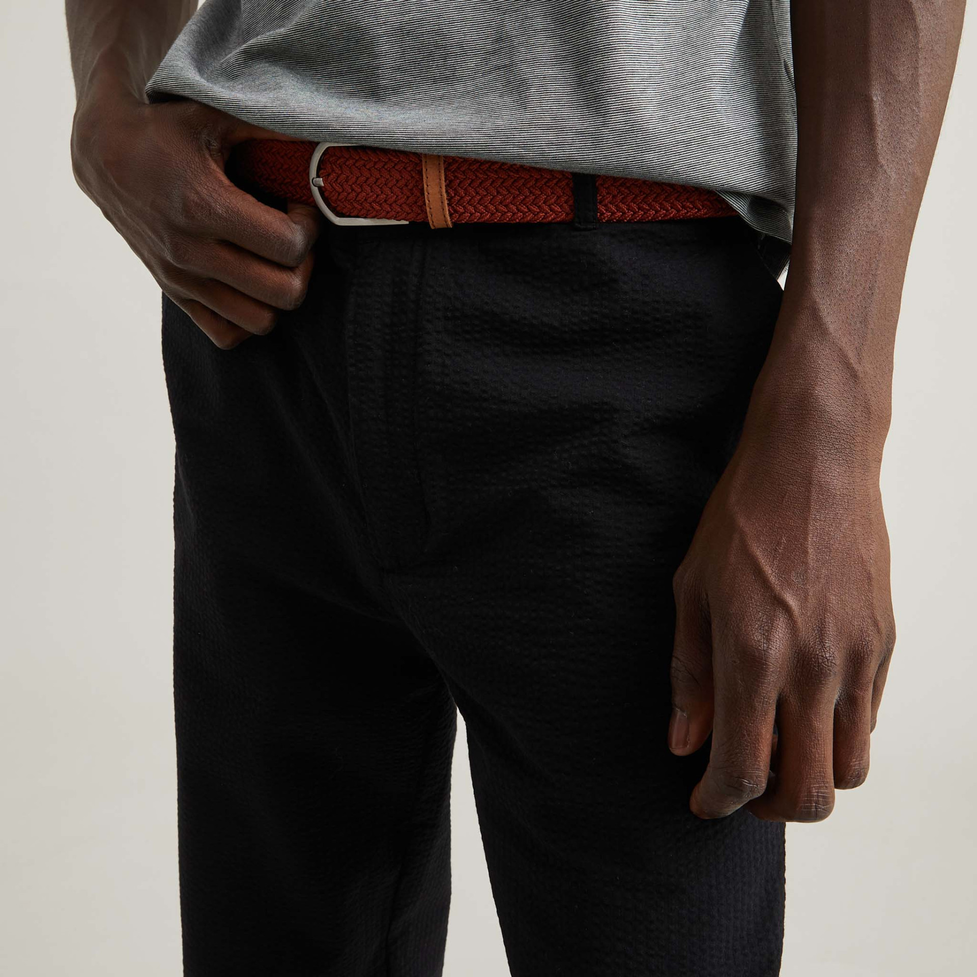 Ceinture terracotta Polyester recyclé et élasthanne - modèle Belt