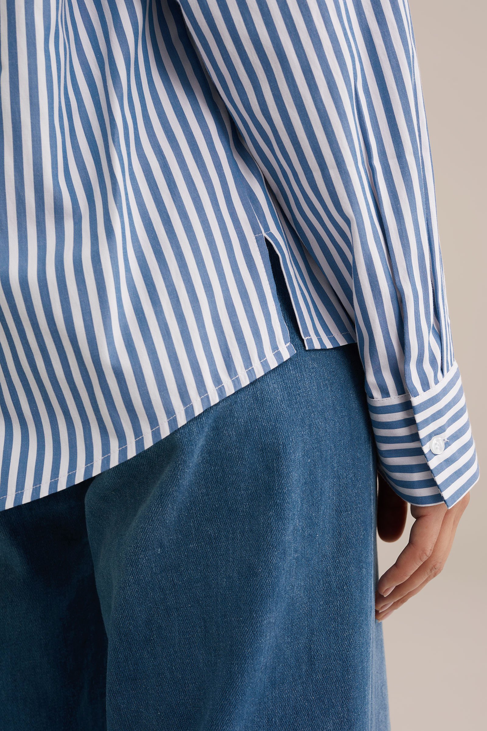 blouse met dessin WE Fashion Blauw