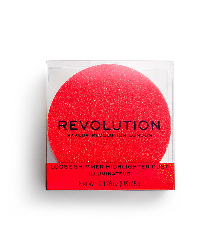 Revolution - *Precious Stone* - Iluminador em pó metalizado - Ruby Crush