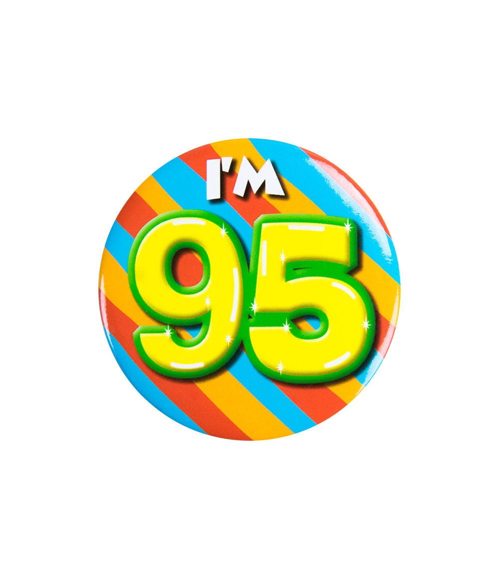 I'm 95 Button 95 Jaar 5,5cm