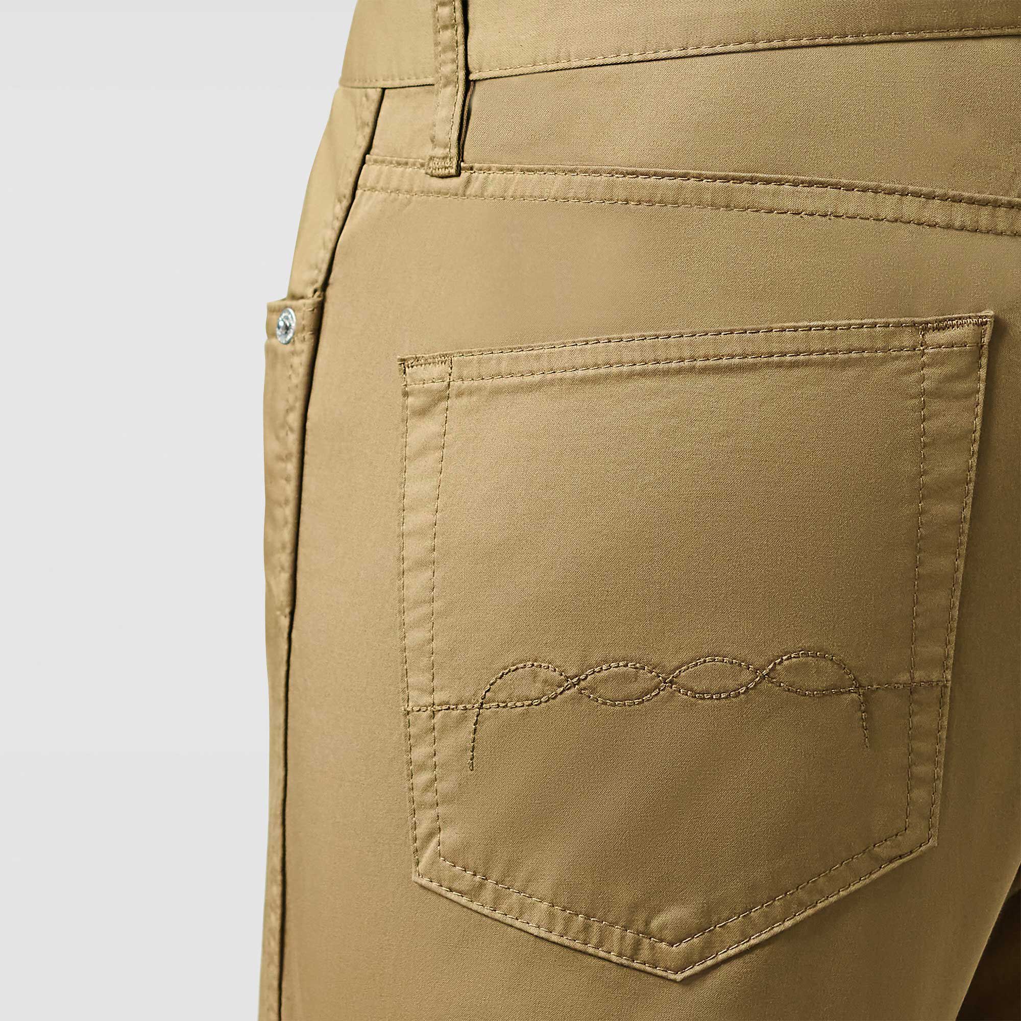 Pantalon Slim En Denim Teint