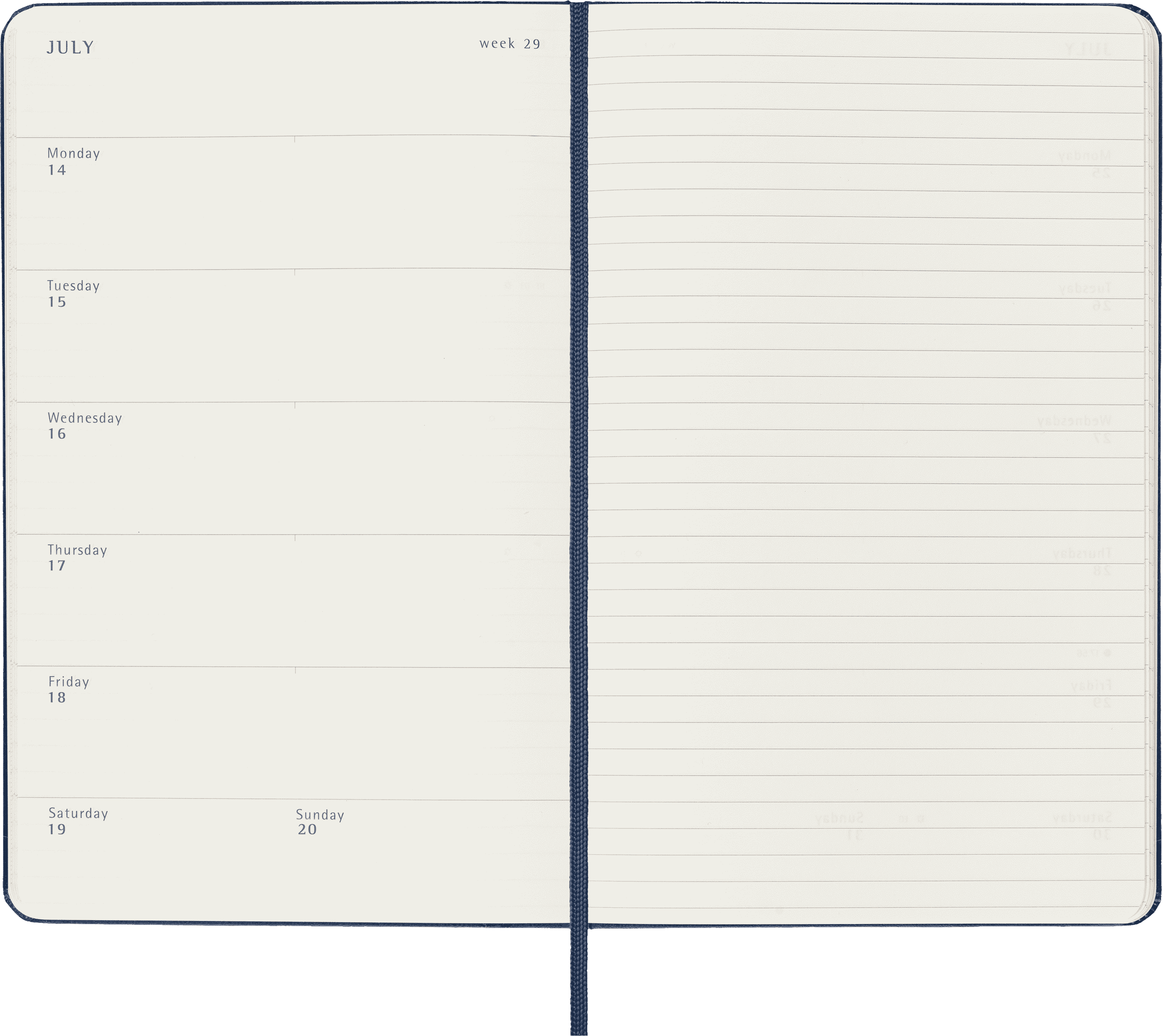 Classic Planner 2024/2025 Large Weekly, hard cover, 18 months