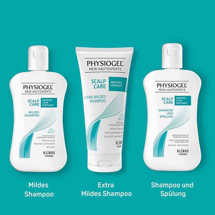 Physiogel Scalp Care Shampoo und Spülung für empfindliche Kopfhaut, 250 ml