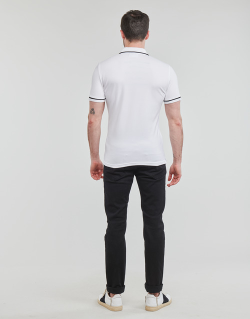 Calvin Klein Jeans - TIPPING SLIM POLO - Blanc / Noir