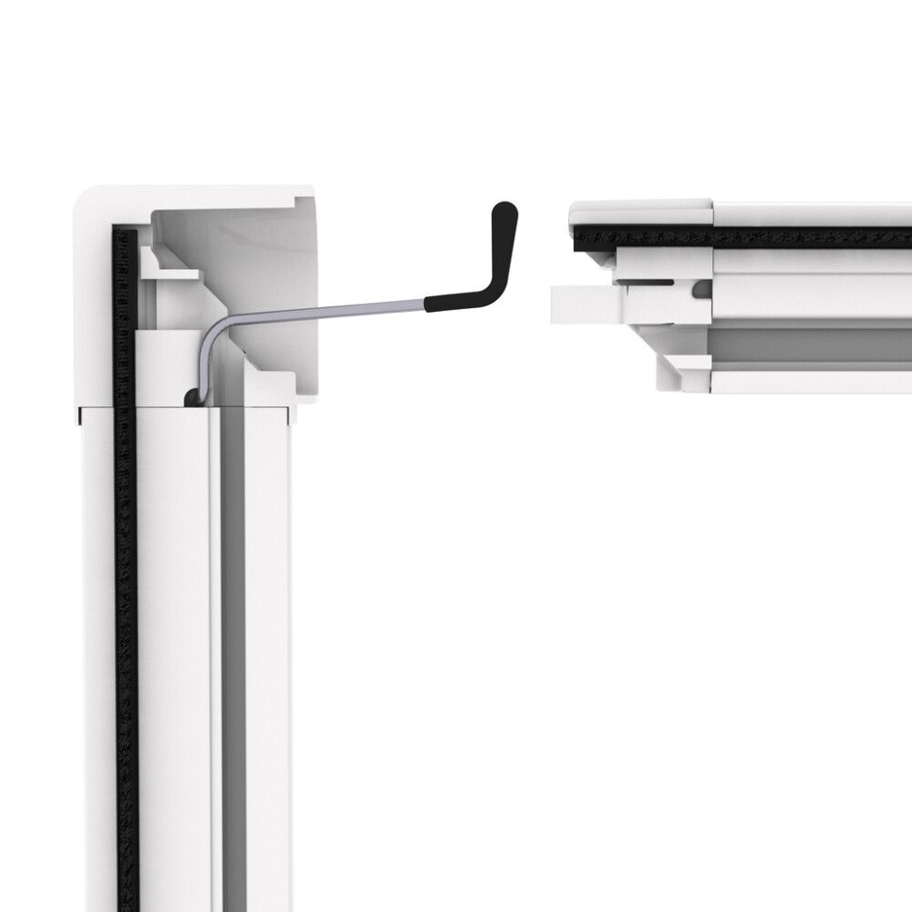INSEKTSNETT EASY LIFE VINDU ALUMINIUM 100X120CM HVIT