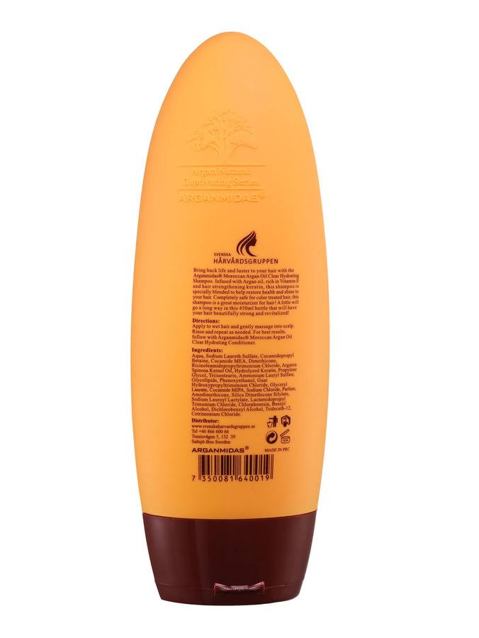 Arganmidas Moroccan Argan Oil Clear Hydrating Shampoo 450ml