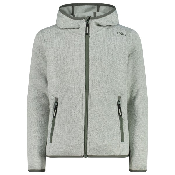 CMP - Girl's Jacket Fix Hood Jacquard Knitted 3H19825 - Veste polaire