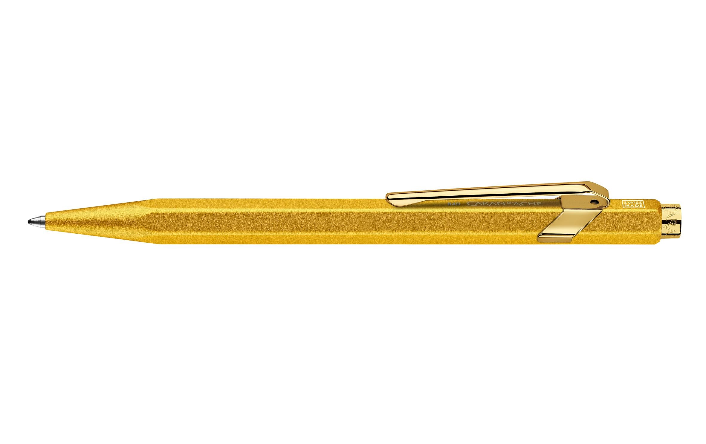 Kugelschreiber 849 Goldbar Medium (M), GoldKuli in edlem Gold