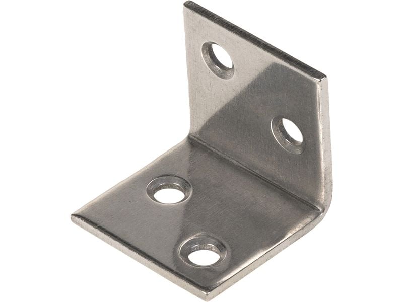 STRUCT Breitwinkel V2A-Stahl, 30 x 30 x 30 mm Winkelverbinder für Holzkonstruktionen