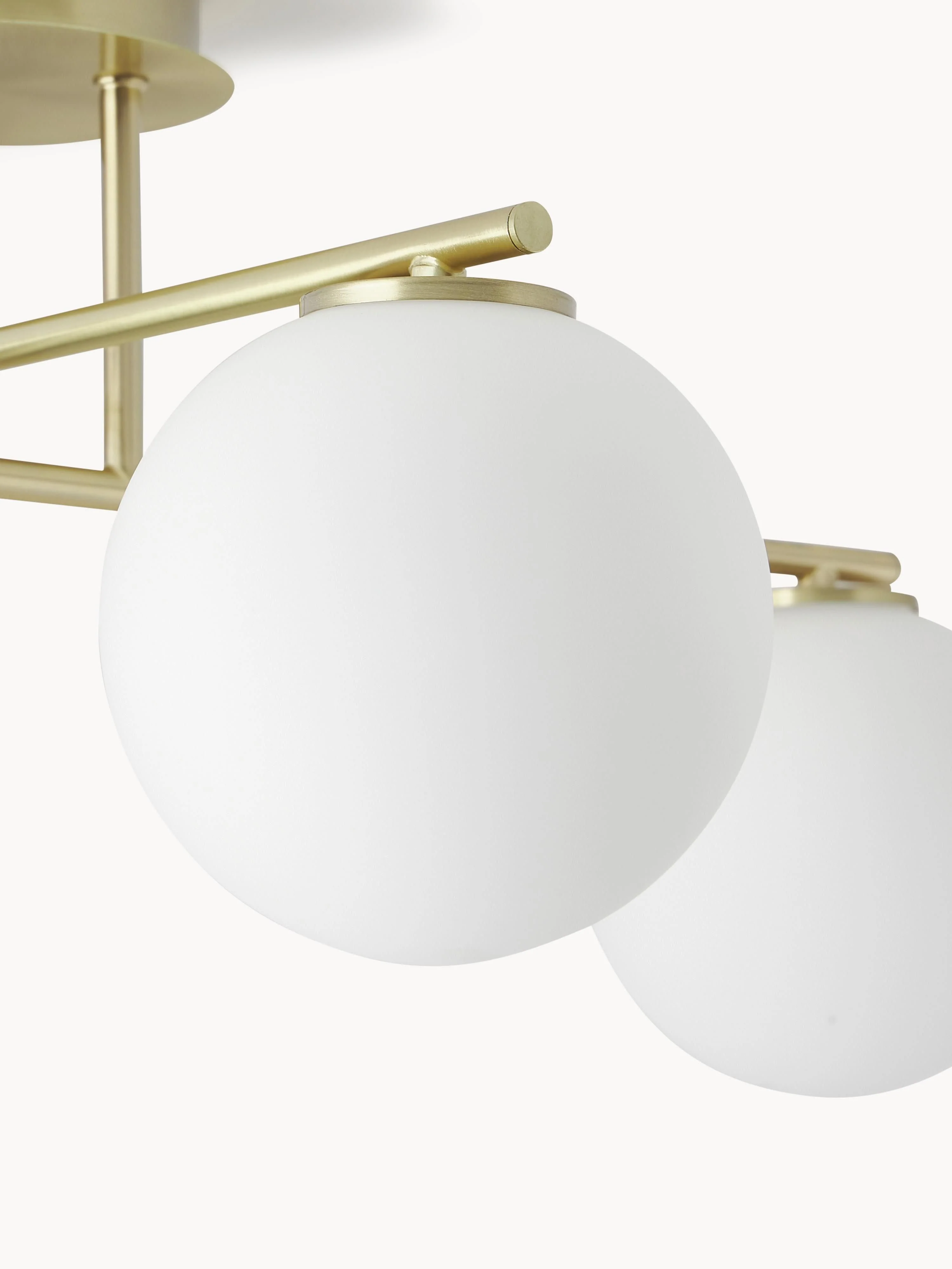 Plafondlamp Atlanta van opaalglas