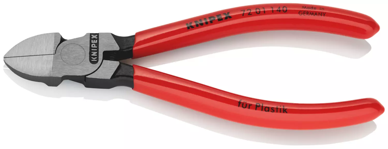 Knipex 7201140 Zijsnijtang voor kunststof - 140mm