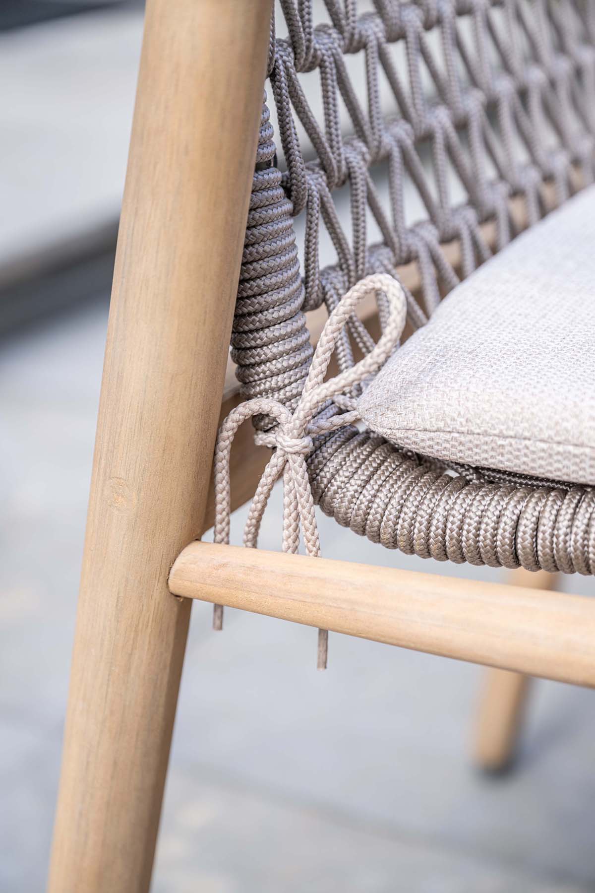 Garden Impressions Skala Acacia Rope tuinstoel - Set van 4