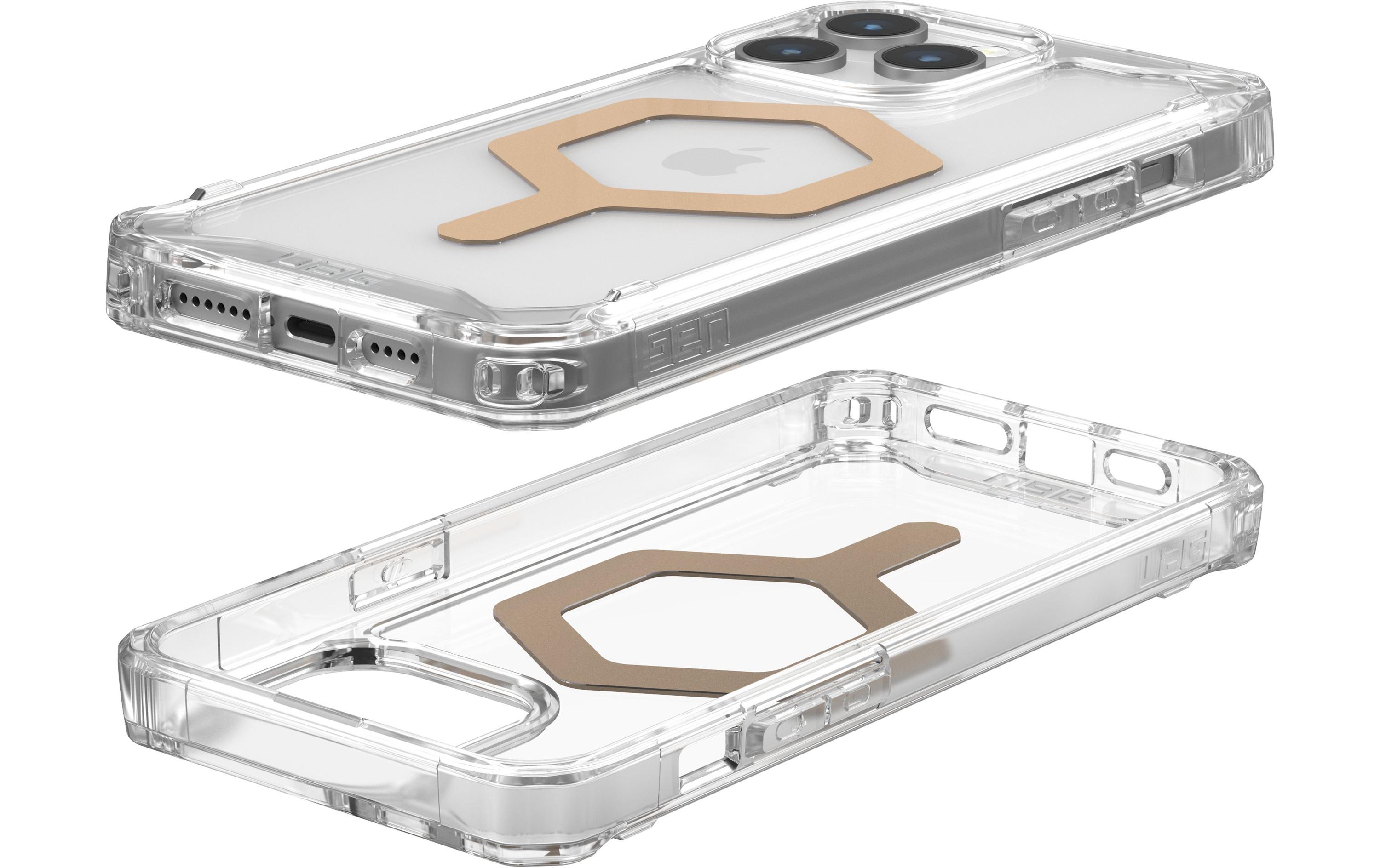 Back Cover Plyo MagSafe Apple iPhone 15 Pro Max Ice/GoldSchutzhülle für das Apple iPhone 15 Pro Max