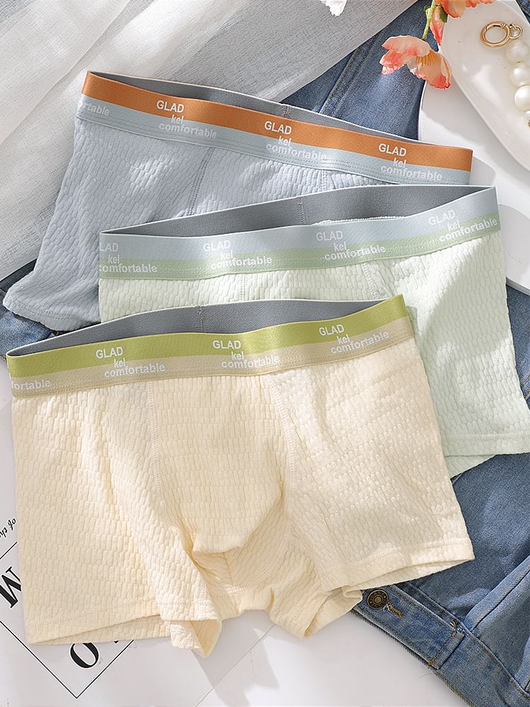 Pancherry - Boxershorts met contrasterende afwerking / set