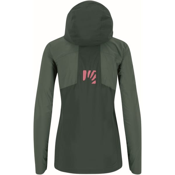Veste ski de randonnée KARPOS VALSESIA SHELL W JKT JUNGLE GREEN/DUCK GREEN