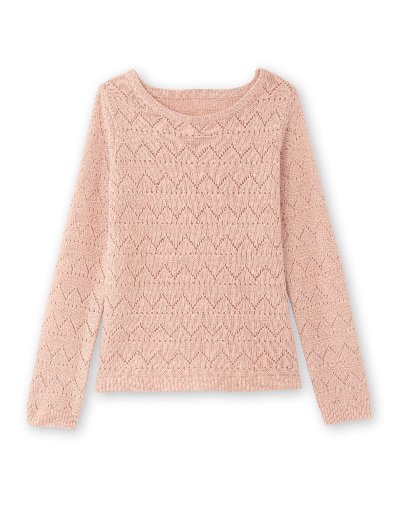 Pull fantaisie avec laine et alpaga