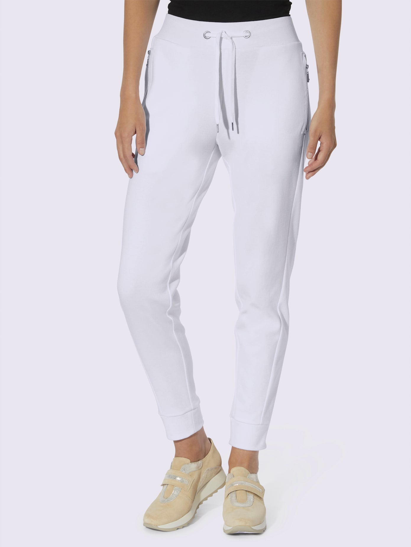 Pantalon en jersey forme jogging tendance